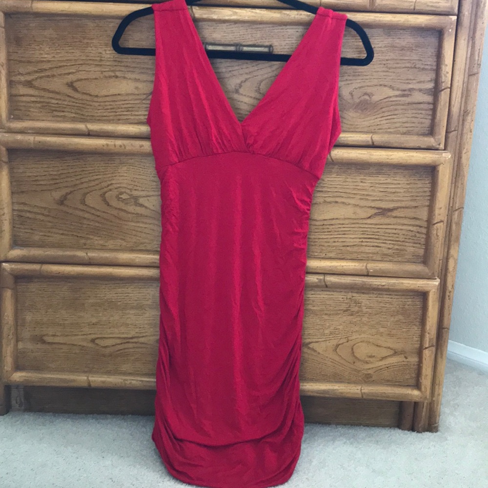 Never worn soft red Rubicon dress